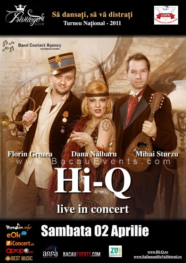 Concert Hi Q @ Club Privilege Bacau .net 