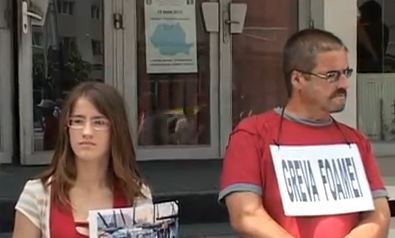 protest primaria bacau