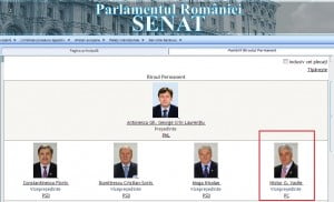 Vasile Nistor - vicepresedinte Senat