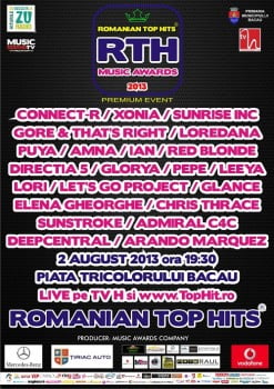 ARTISTI 2 AUG @ ROMANIAN TOP HITS MUSIC AWARDS 2013