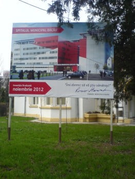 Spital Municipal Panou electoral