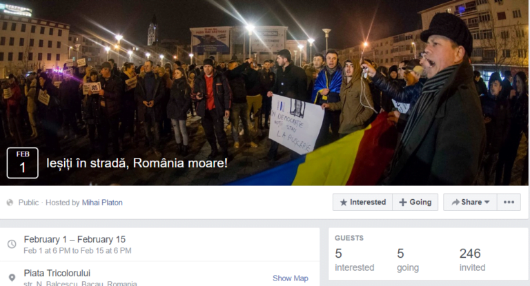 protest bacau