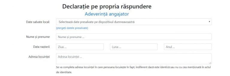 declaratie 1