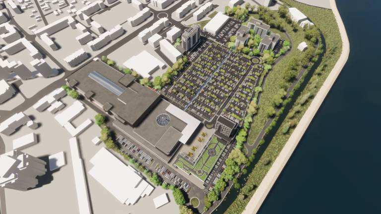 arena mall extindere