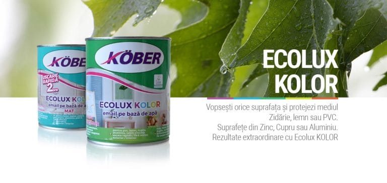 Ecolux Kolor – inovatie ecologica de la Kober