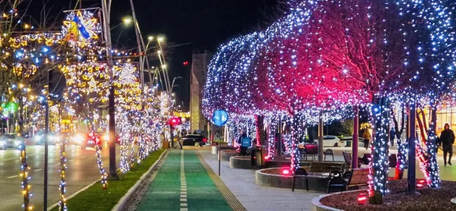 iluminat festiv bacau