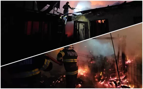 incendiu casa