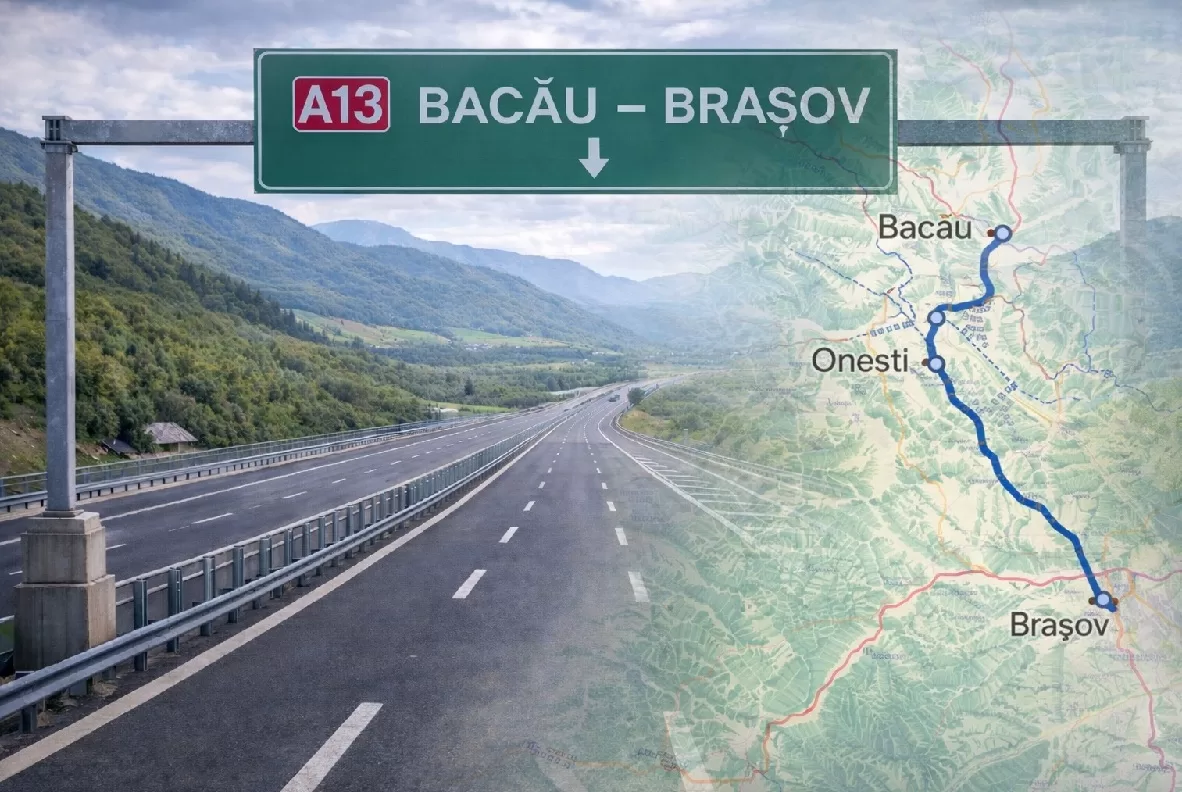 S-a semnat certificatul de urbanism pentru sectorul din județul Brașov al Autostrăzii A13 Brașov–Bacău.