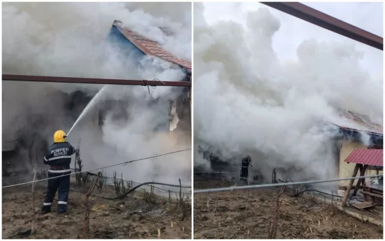 incendiu casa