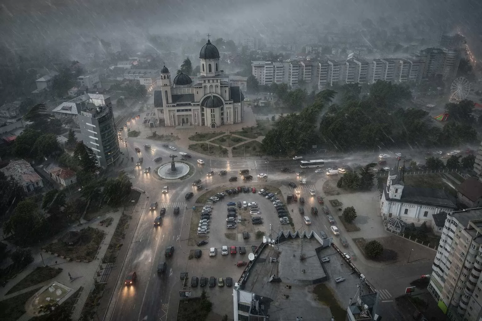 Alertă meteorologică: Vânt puternic, ploi și ninsori la munte până sâmbătă seara