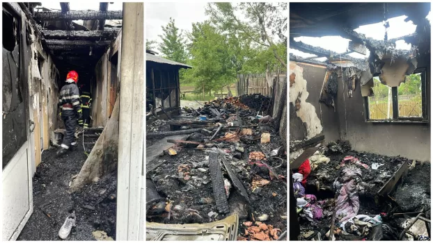 incendiu casa