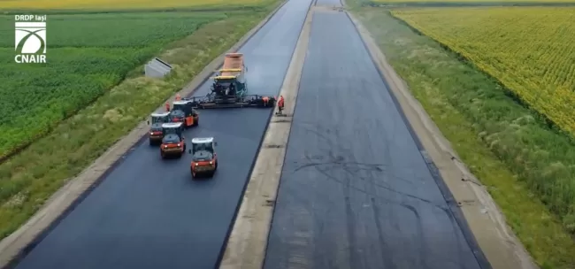 asfaltare autostrada a7