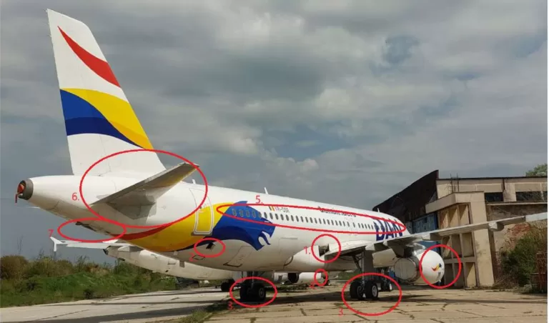 danair mentenanta avion