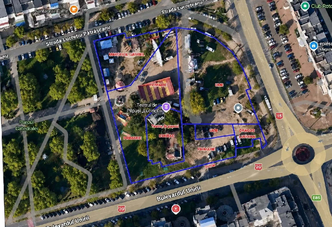 teren proprietari parcul catedralei