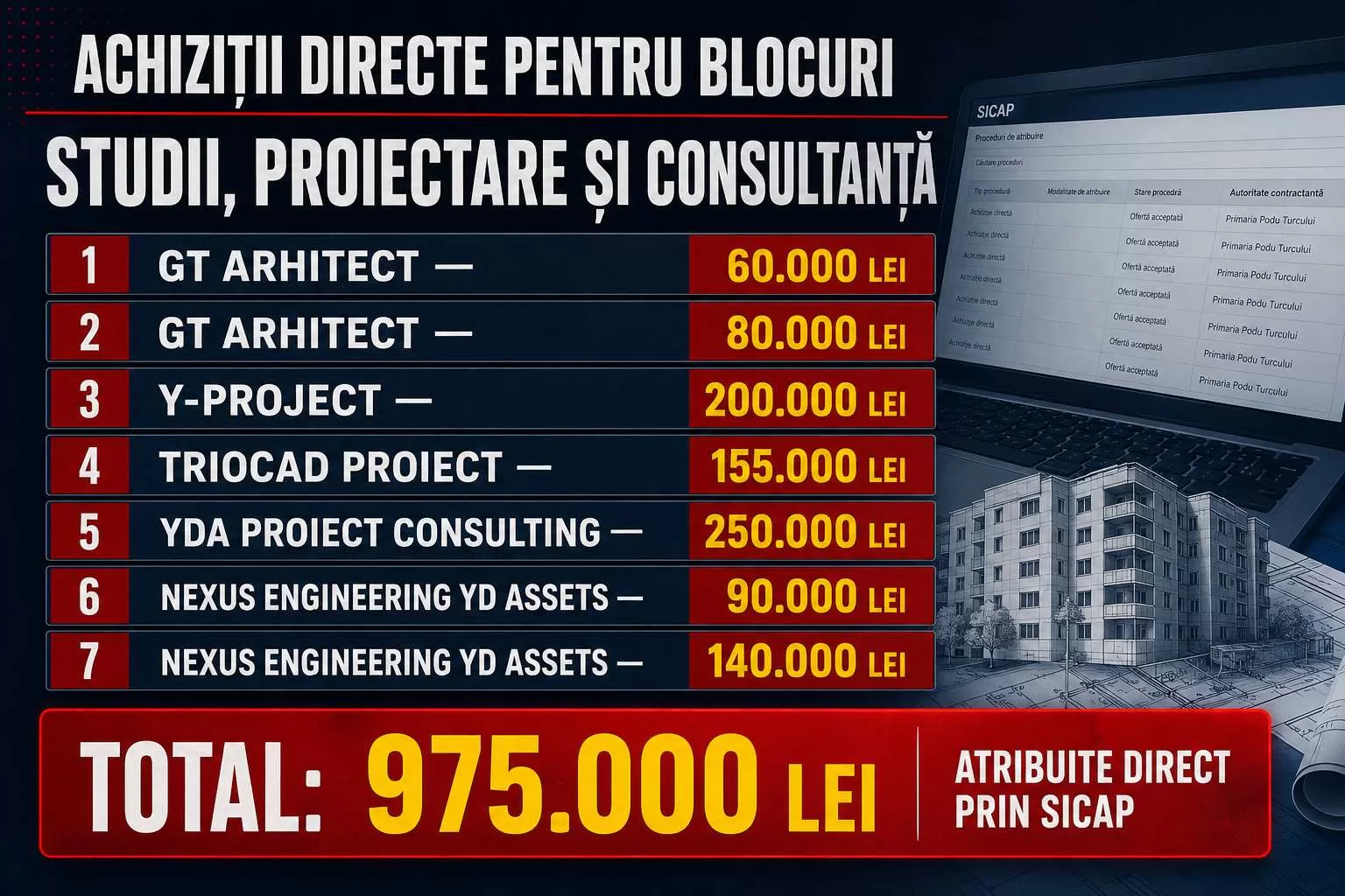 achizitii podu turcului